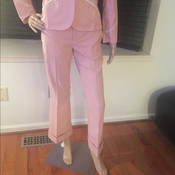 Marc Jacob pink and white pant suit; - Picture 2 of 6